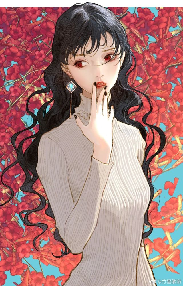 插画画师竹墨繁漪676767作品欣赏