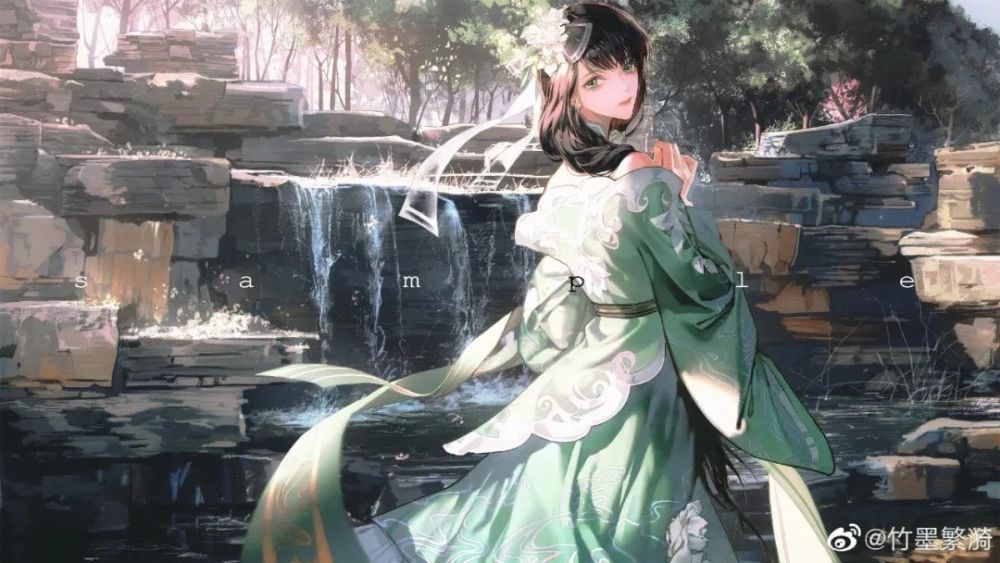 插画|画师 竹墨繁漪676767作品欣赏_腾讯新闻