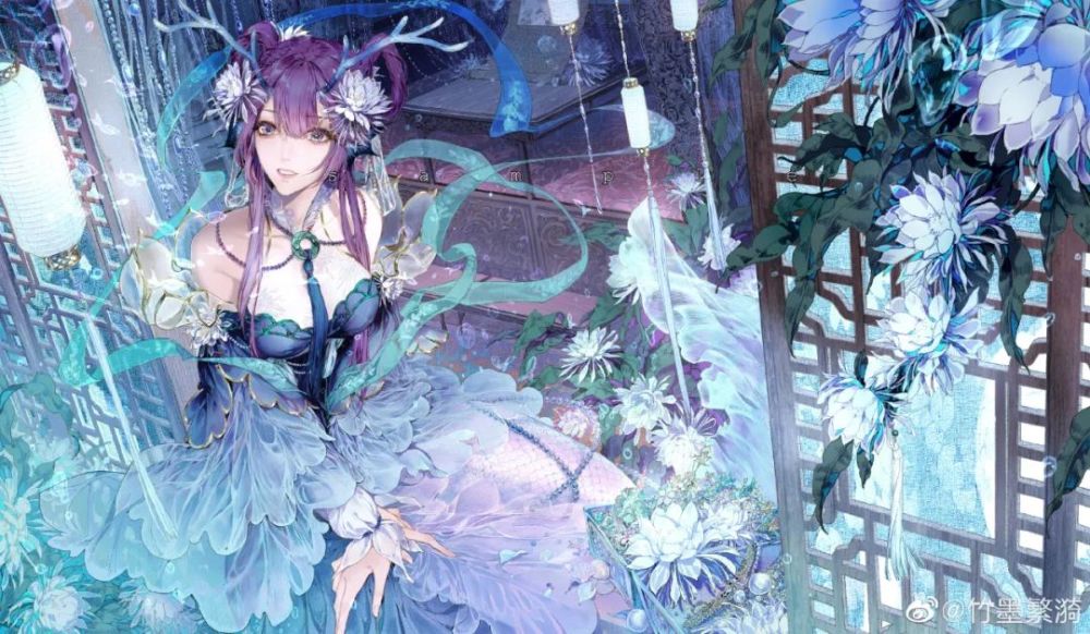 插画|画师 竹墨繁漪676767作品欣赏_腾讯新闻