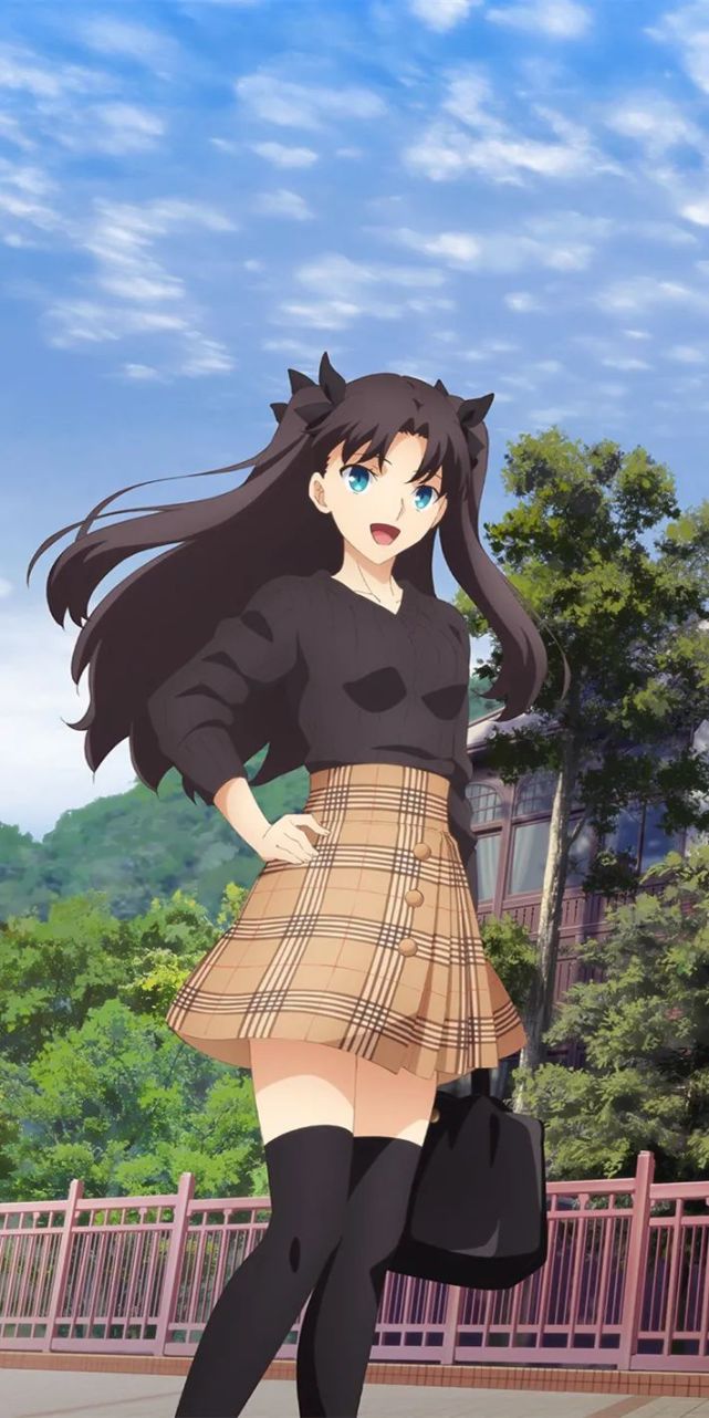 fatestaynight远坂凛脖子以下全是腿的筋肉魔法少女壁纸