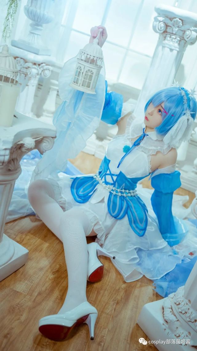 雷姆冰晶礼服cos正片@神明|re:从零开始的异世界生活|cosplay|雷姆