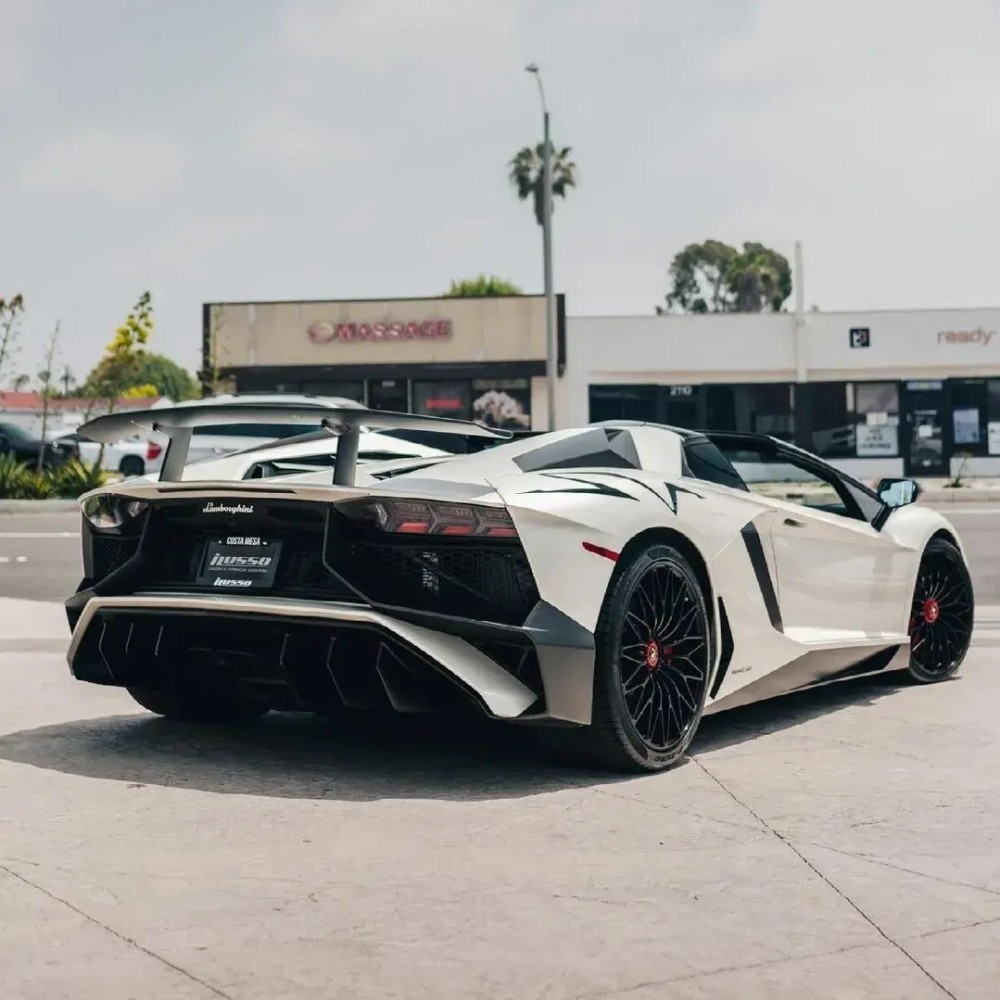 珍稀的敞篷蛮牛aventadorsvroadster