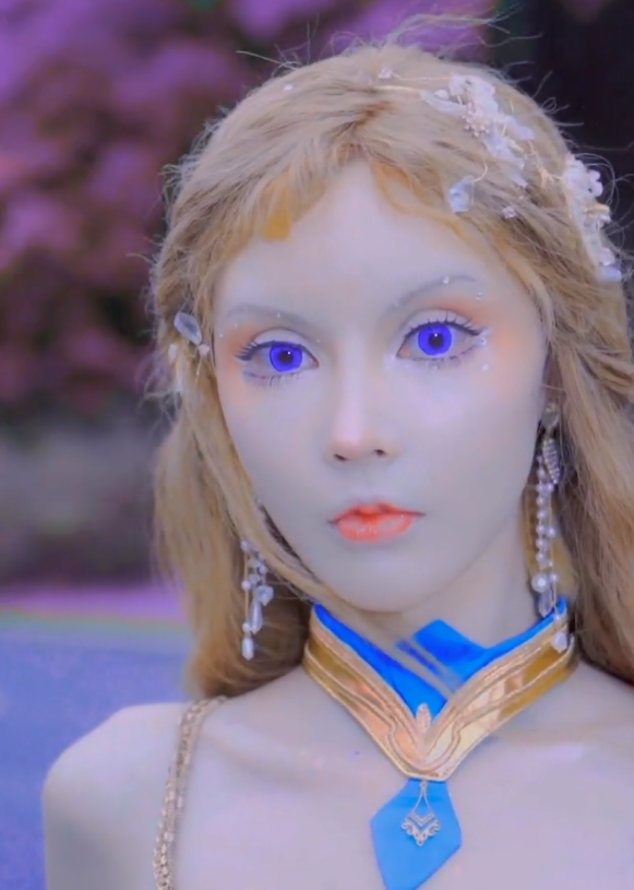 为何真人芭比迪丽拉不咧嘴笑看到她张嘴的样子换我也要藏着