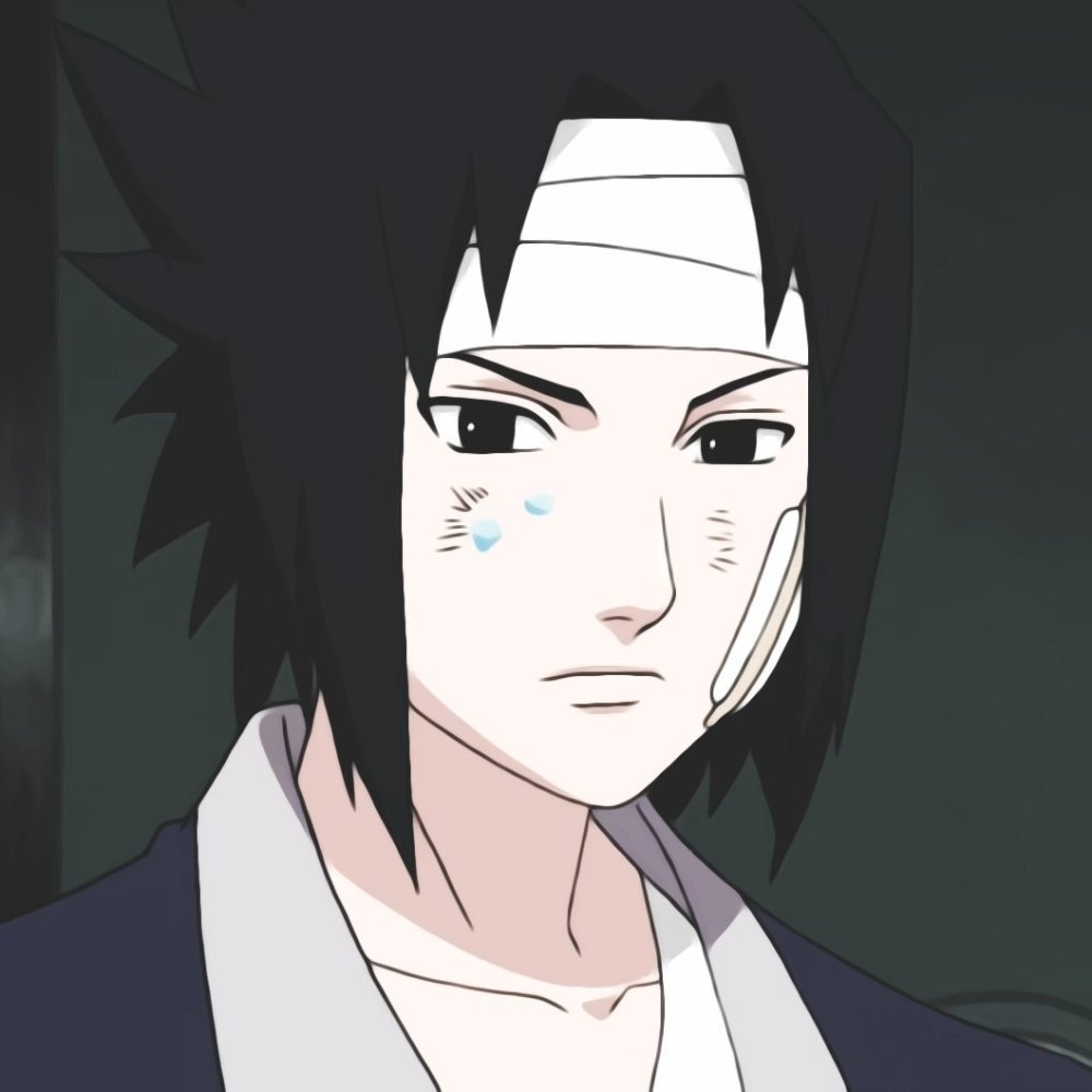 动漫头像:火影忍者帅哥佐助头像,受伤的二柱子也好看