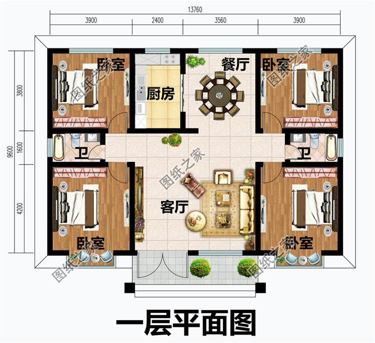 四间大平层自建房集合你离潇洒乡村生活只差一栋别墅的距离