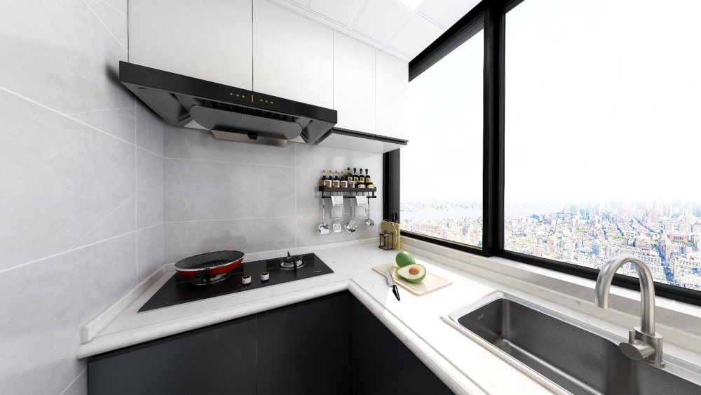 阳台改厨房,设计好大胆!