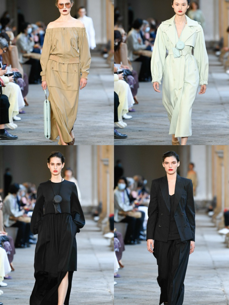 max mara 2021春夏,经典的不只是颜色,还有款式