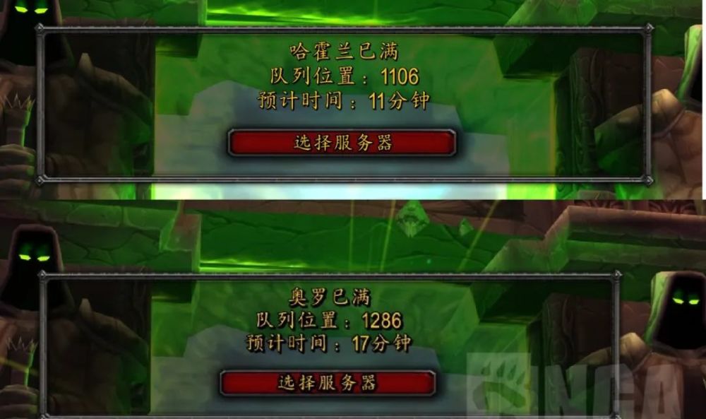 魔兽世界怀旧服:同是灰烬使者服务器,tbc排队过万60级全服0治疗