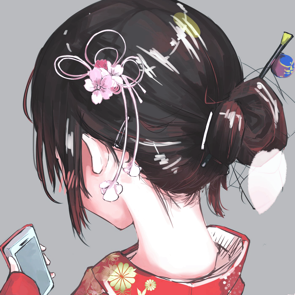 惊艳的古风女生头像本是青灯不归客但因浊酒留风尘