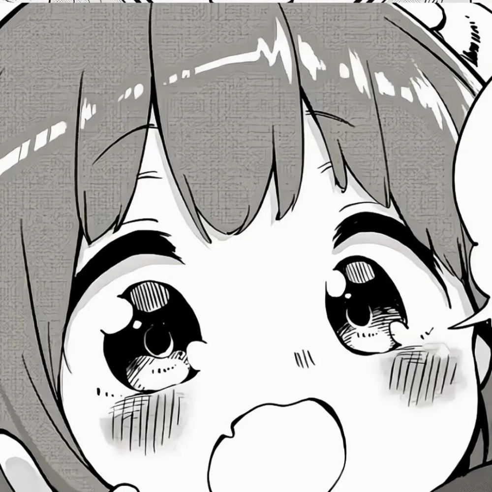 黑白漫画风女生头像且看故人离去难问归期从此形单影只颠沛流离