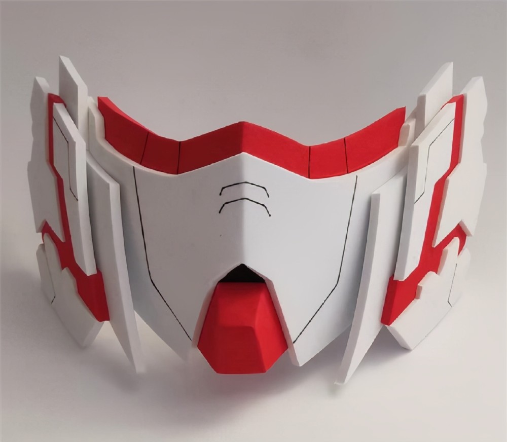 模玩控高达样式口罩设计希望量产吗
