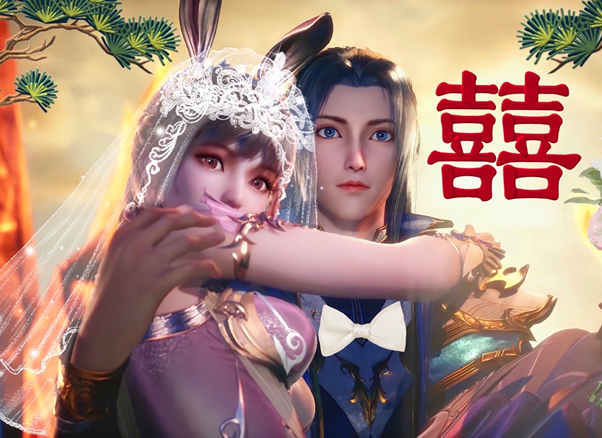 斗罗大陆159唐三订婚造型曝光和小舞同款高马尾前世建模太帅气