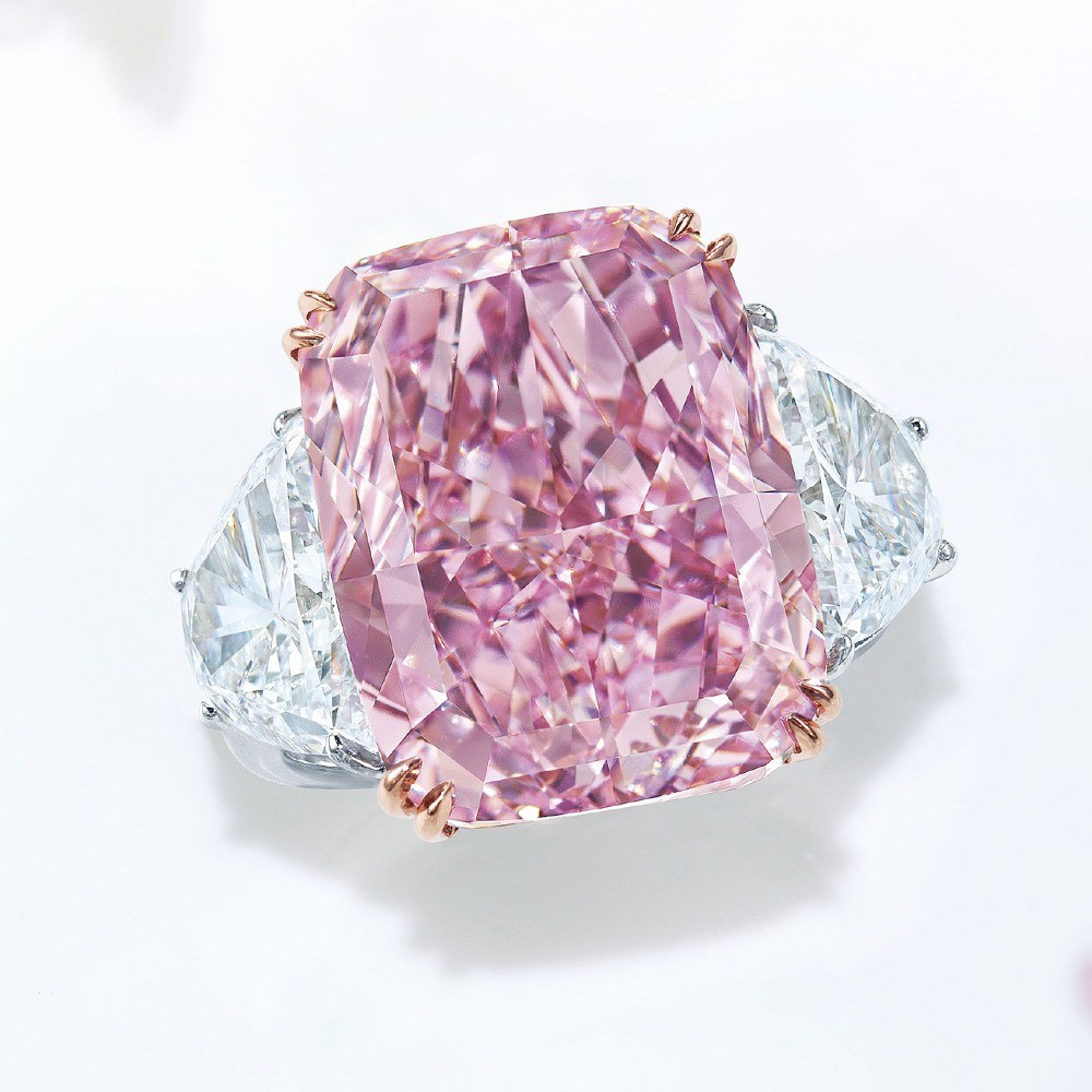 81ct的紫粉色钻石——「the sakura diamond」亮相佳士得 christies