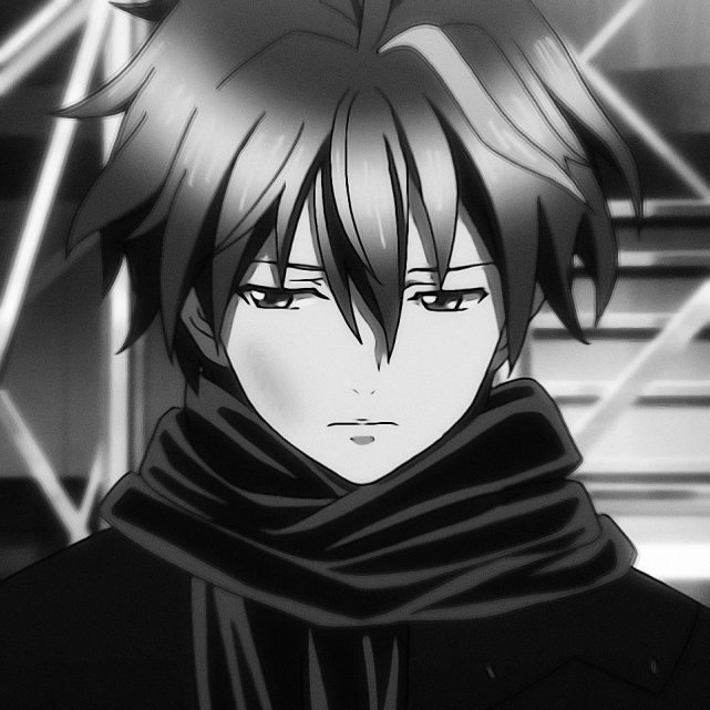 黑白系列动漫罪恶王冠樱满集男生头像