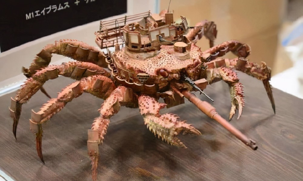 模玩控:金属化机械螃蟹坦克模型,创意十足_腾讯新闻