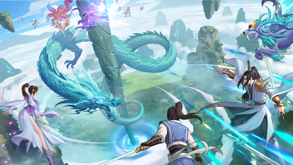 《剑开仙门》重磅更新 先天弟子降临,首届跨服帮战即将开启!