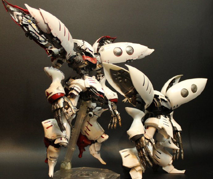 模玩控 机动战士高达mg比例诅咒卡碧尼模型,复杂不杂乱