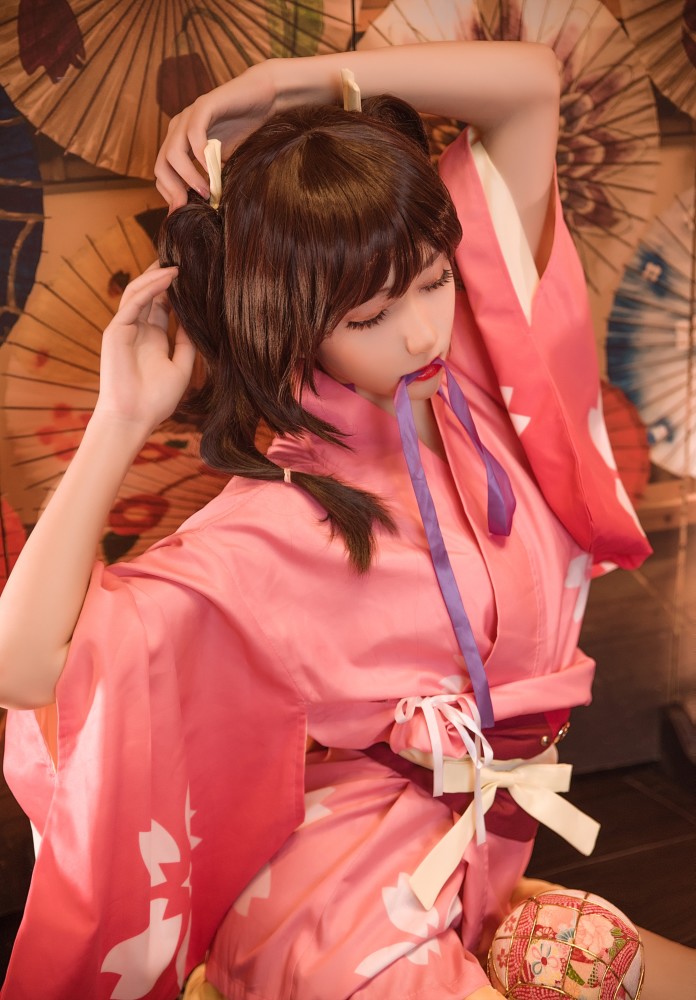 《自由之战》中无名的和服cosplay,非常漂酿的小姐姐,希望大家喜欢