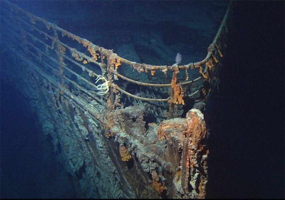 泰坦尼克号打捞图片