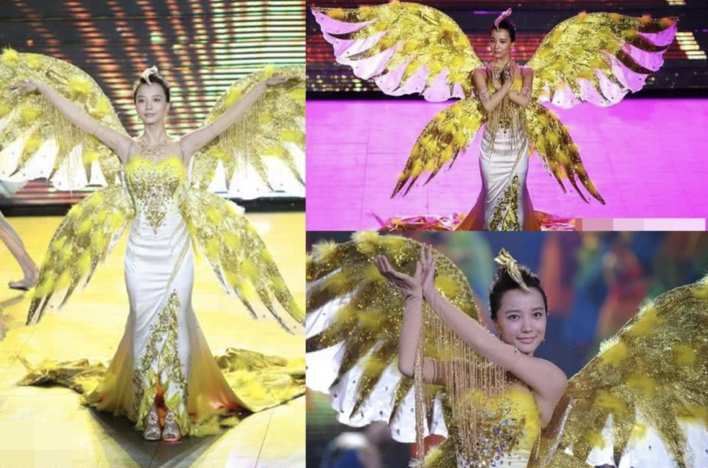 在绯闻漫天中,王珞丹还是圆了"金鹰女神梦.