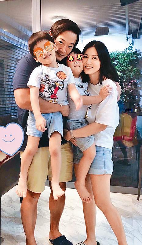 香港第二代玉女掌门人杨采妮迎47岁生日双胞胎儿子送神秘礼物