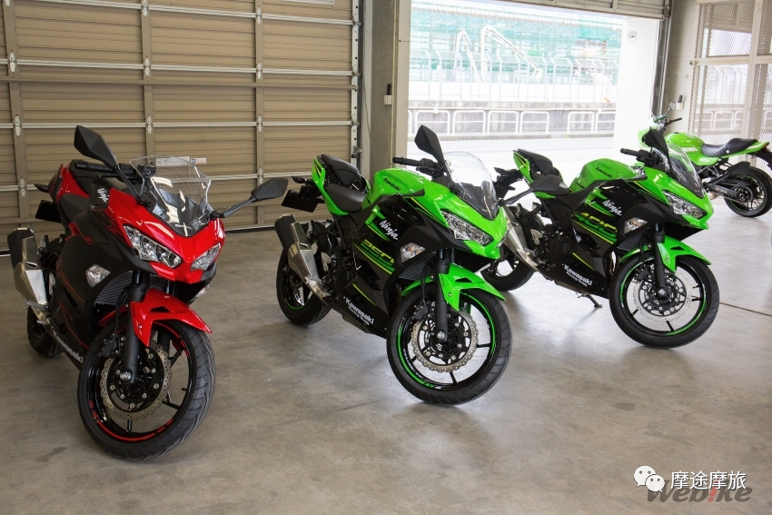 例如现正贩售当中的川崎kawasaki ninja 250/400,雅马哈yamaha的yzf