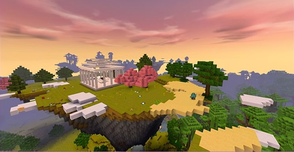 迷你世界:空岛生态与他们的"小伙伴"!