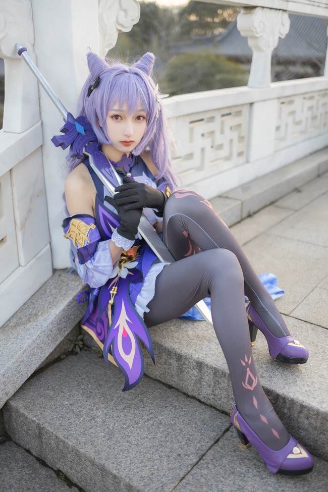 cos:原神刻晴cos正片@破茄,你愿意和我一起见证嘛