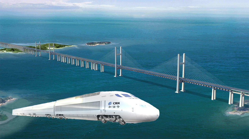 我国首条海上高铁明年完工,时速350公里跨海而过,能抗12级台风
