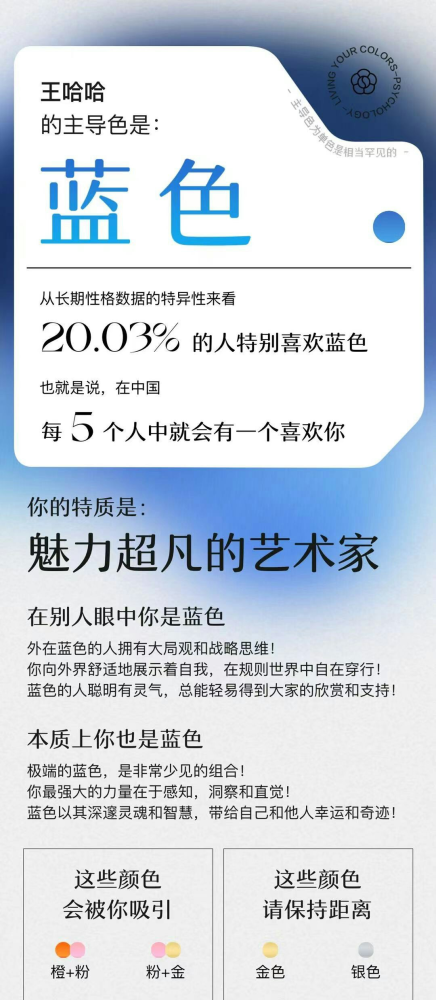 你的性格主导色 聊聊色彩心理学 腾讯新闻