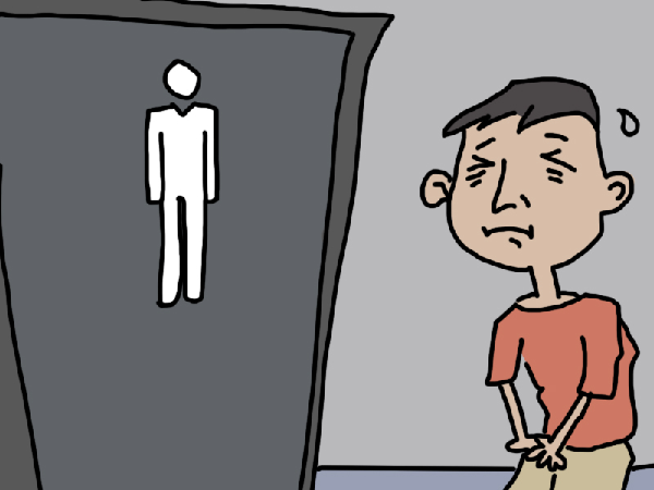 中途上厕所,撒尿到一半,他感觉全身冰凉,胸闷,有点站不住,只能硬憋