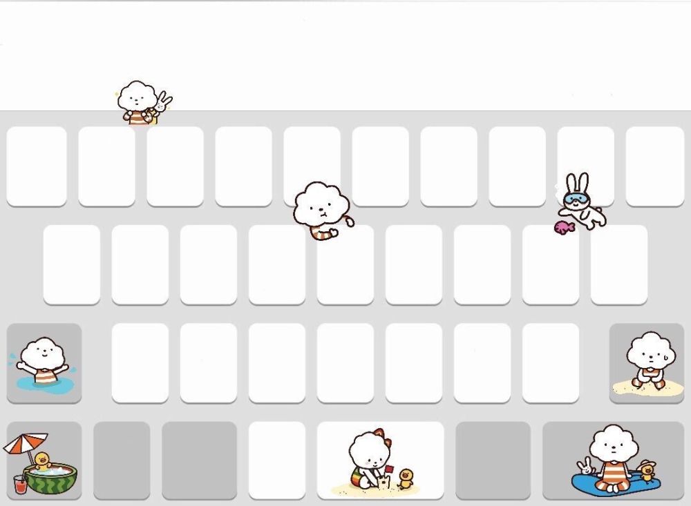 可爱的键盘壁纸(可爱的键盘壁纸图片9键)