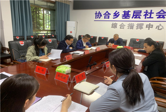 王兴树督查指导乡党委换届工作