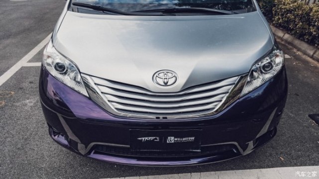 做潮流的奶爸车,丰田塞纳sienna双拼改色完工拍摄