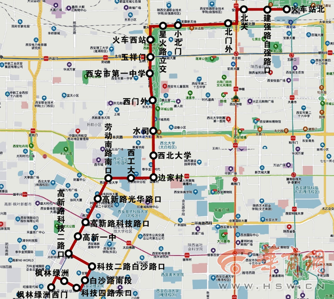 西安火车站实景地图图片