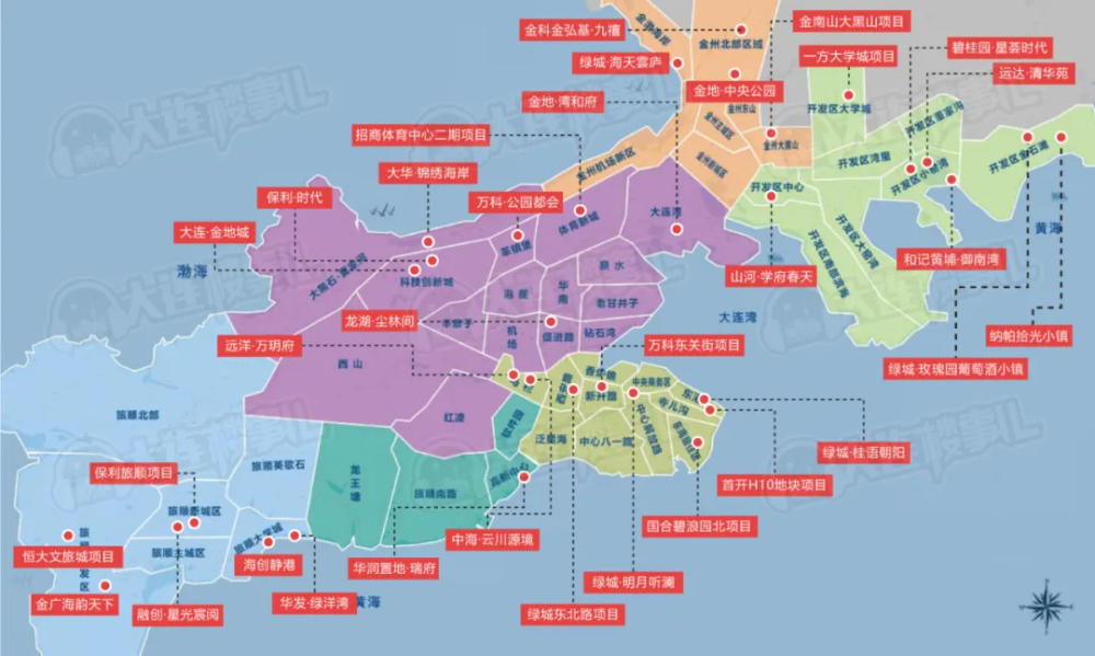 断货慌vs推盘潮这33个纯新盘将影响大连楼市2021下半场