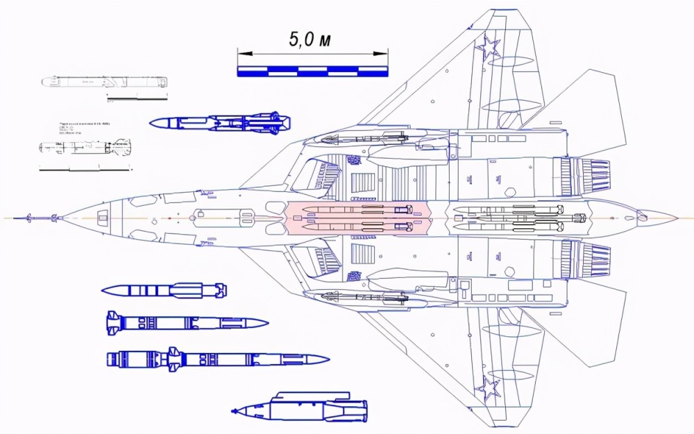 苏57战机三视图图片图片