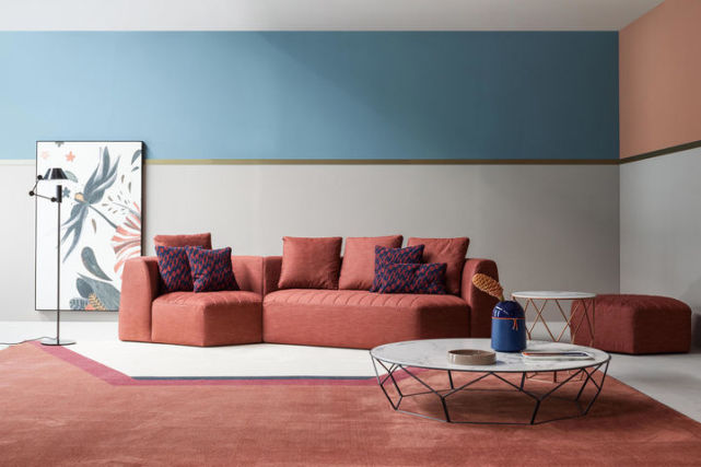 意大利模块化沙发，打破生活的无趣，让客厅随时凹出新造型！