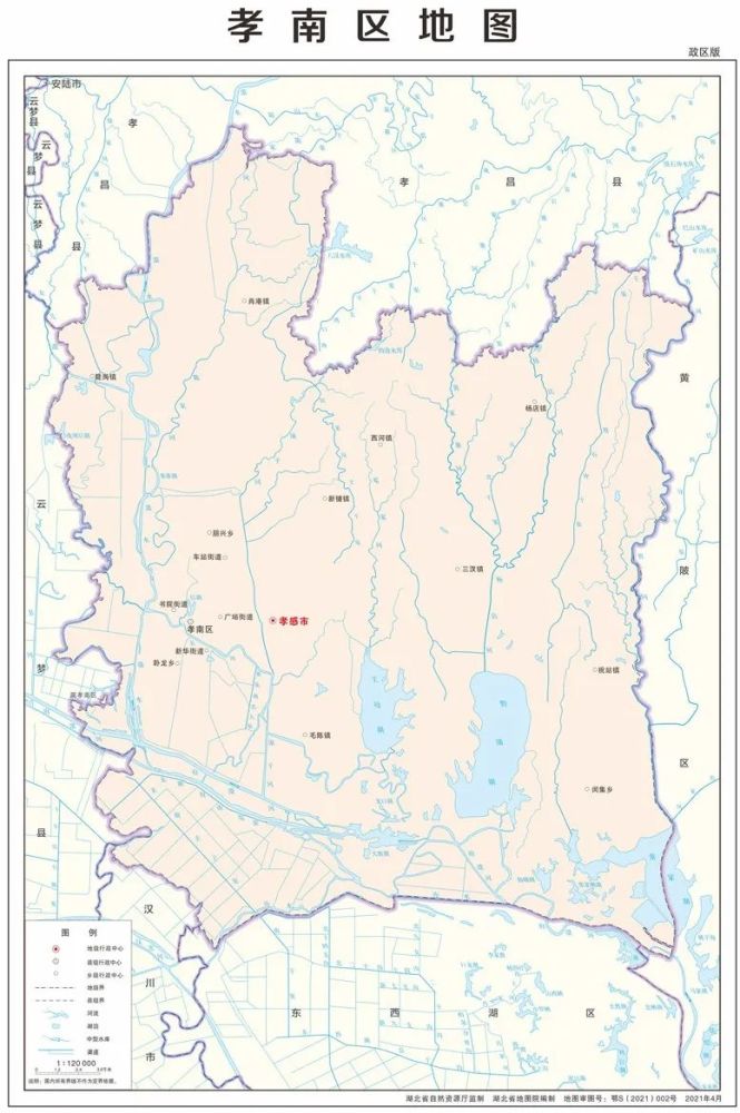 孝南区孝感市孝感市及其他各县市区地图大悟县标准地图分为8幅政区版