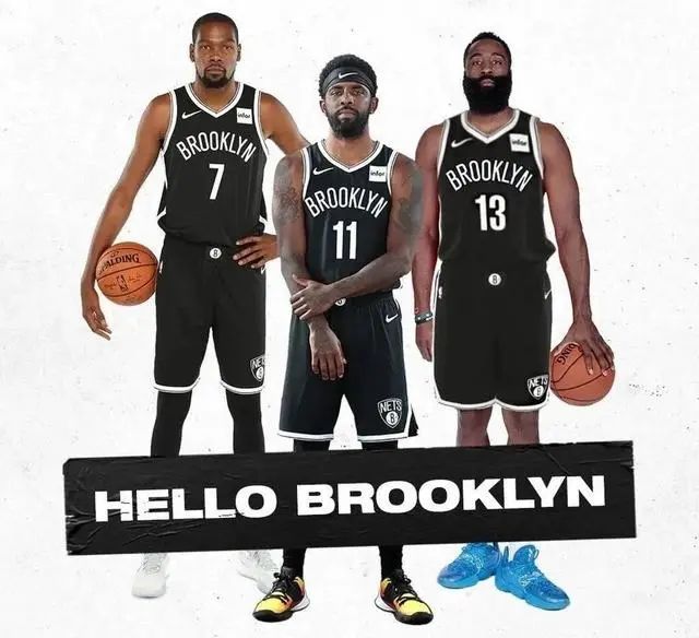 篮网三巨头真的太强了难道篮网总冠军的口号也该喊起来了嘛