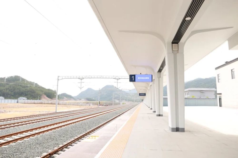 金台铁路开通在即磐安南站最新现场图来啦