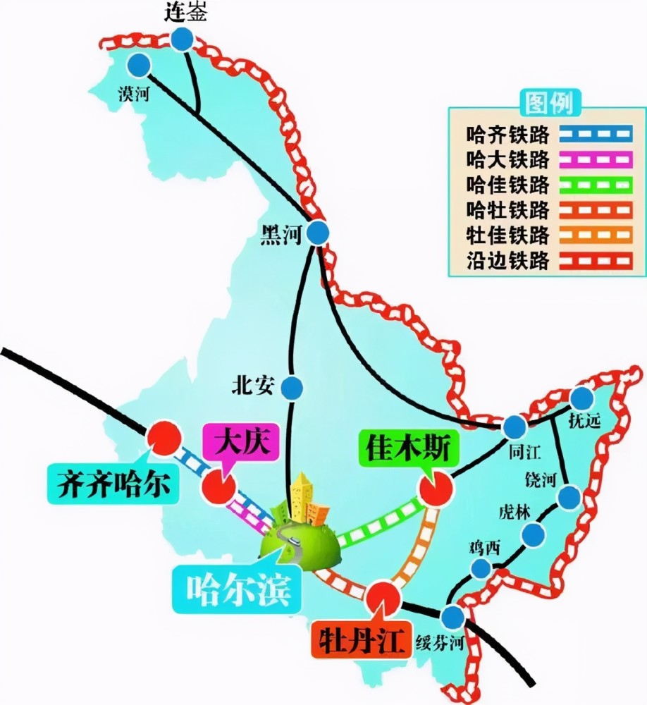 黑龙江一新高铁9月份将通车,沿线共设9站,快看看经过你家乡吗?