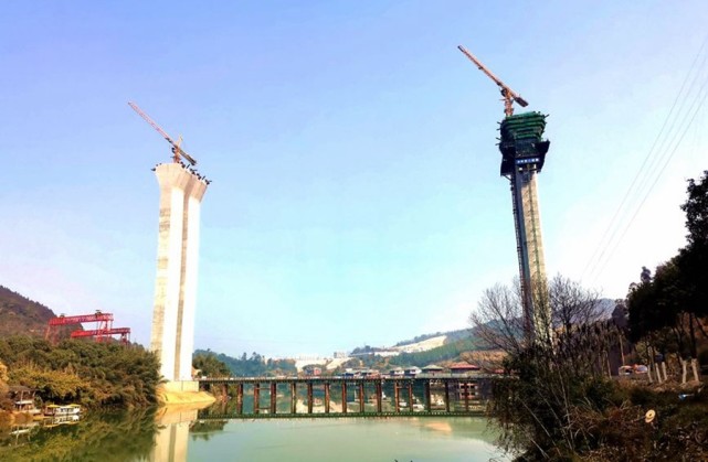 高速沙溪大桥:在山区峡谷地形中立起的"超级工程|沙溪|莆炎高速|三明