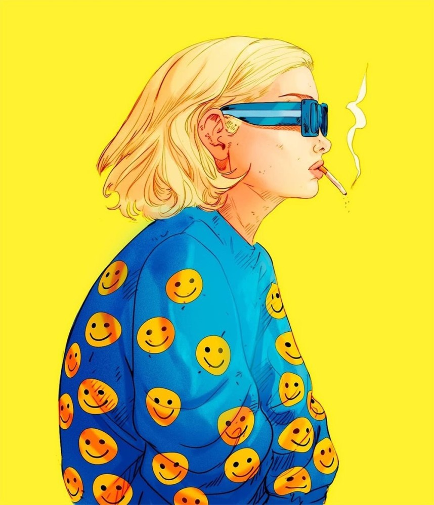 16张配色炫酷潮流青年