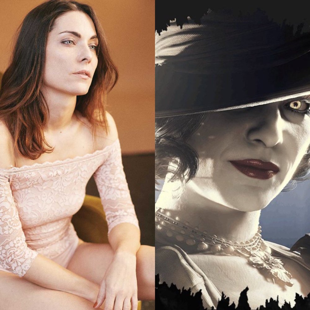 生化危机8村庄夫人脸部模特自己cos自己