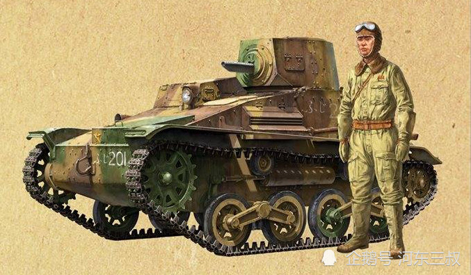 94式轻型坦克标配乘员两名,车长3.08米,宽1.62米,高1.62米,车辆自重3.