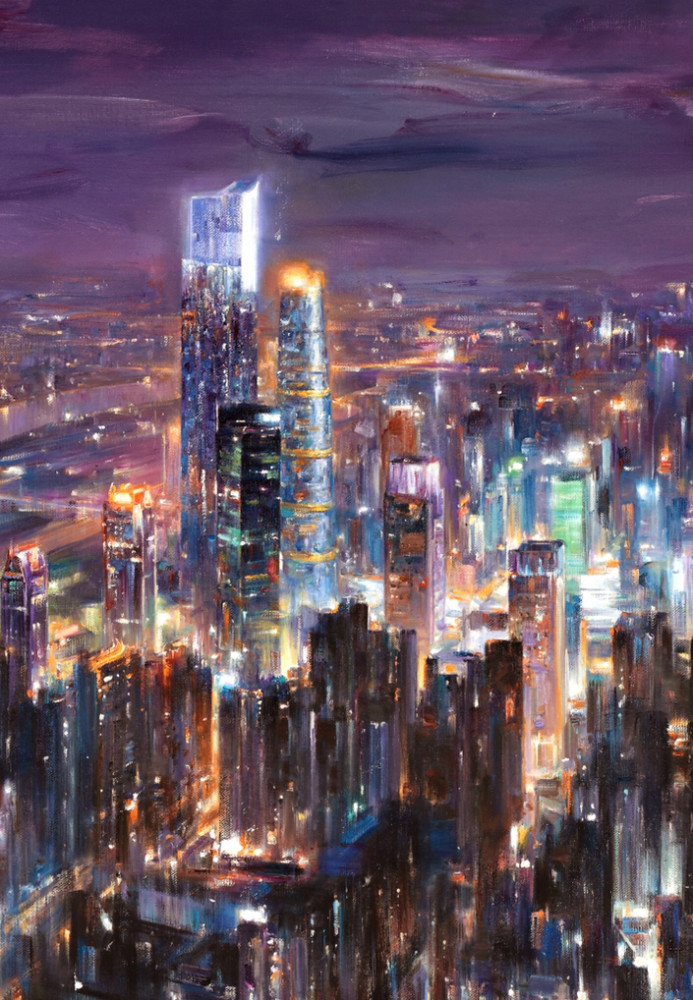 冯少协巨幅油画闪亮广州璀璨发布