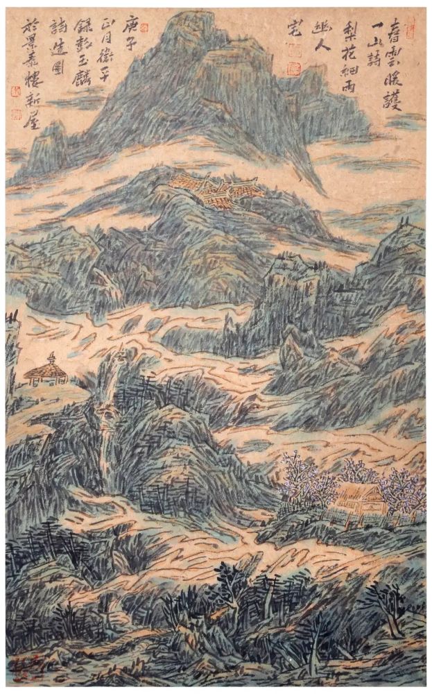 百年华诞举国同庆朱卫平山水画作品选