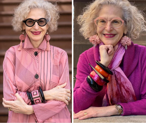 女人年纪再大,也要精致,跟着这位奶奶学色彩搭配,每套都经典