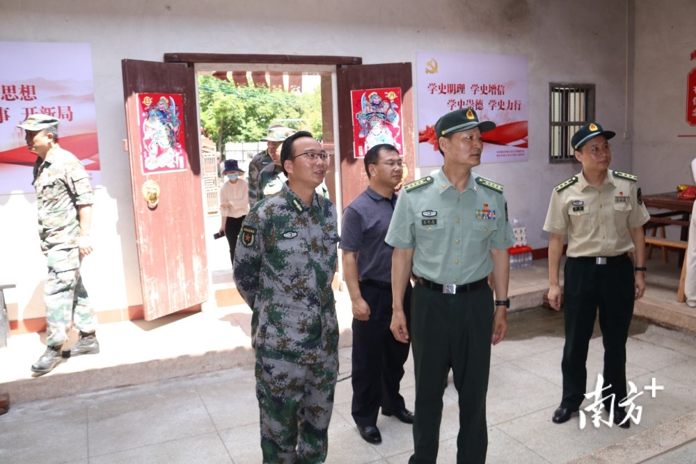 梅州市委常委,军分区政委陈煜昌到梅江区检查指导党管